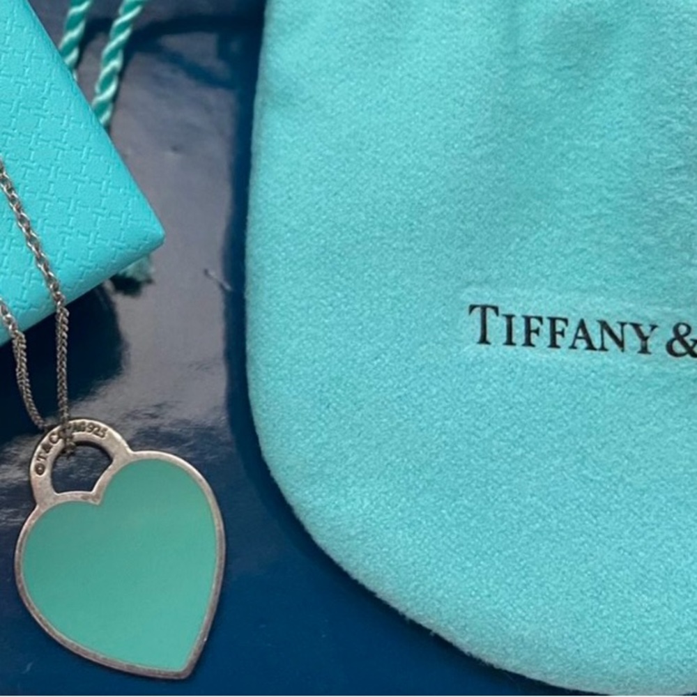 Tiffany and co RTT Medium Blue 💙 🩵 Pendant Charm Only
